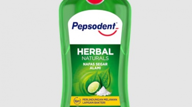 Pepsodent Mouthwash Herbal