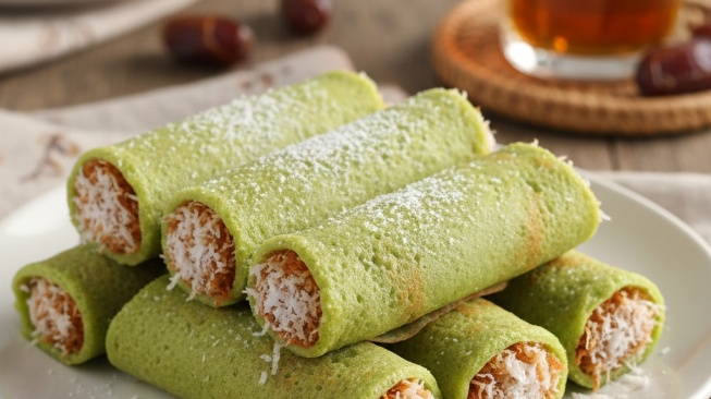 Ilustrasi - Dadar gulung. (Dibuat dengan Gemini AI)