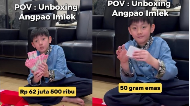 Unboxing Angpau Imlek Dapat Rp200 Juta, Ryu Kintaro Tetap Kecewa: Gak Dapat Iphone 17