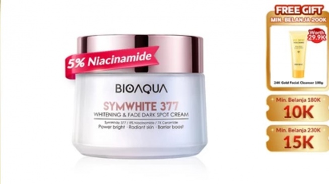 BIOAQUA Moisturizer SymWhite 377