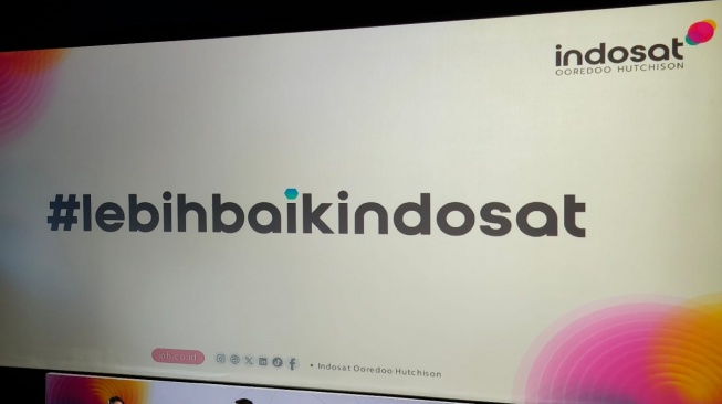 Peluncuran kampanye #lebihbaikindosat di Jakarta, Jumat (20/2/2026). [Suara.com/Dythia]