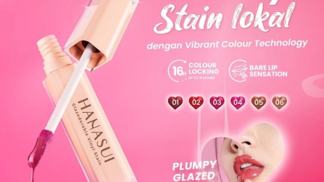 Lipstik glossy untuk bukber. (Shopee)