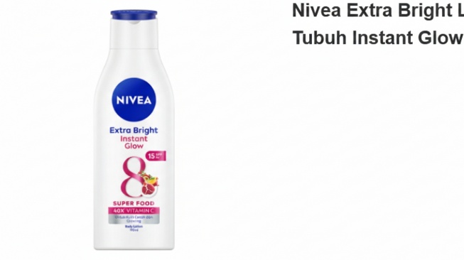 Nivea Extra Bright Lotion Pelembap Tubuh Instant Glow 190 ml