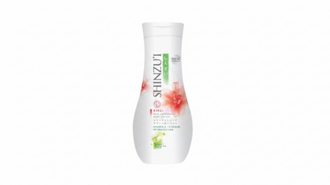 Shinzu'i Skin Lightening Lotion Pelembap Tubuh & Pencerah Kirei 210 ml