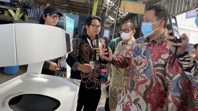 Tempat Sampah AI Srikandi Nusabin. (Dok. Istimewa)