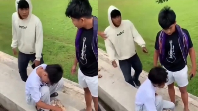 Viral Video Remaja Banyumas Pukul Kepala Temannya karena Tak Puasa