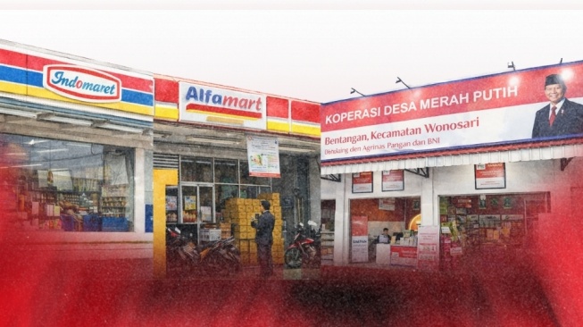 Alfamart-Indomaret Tak Boleh Ekspansi, Kopdes Merah Putih Prabowo Takut Tersaingi?