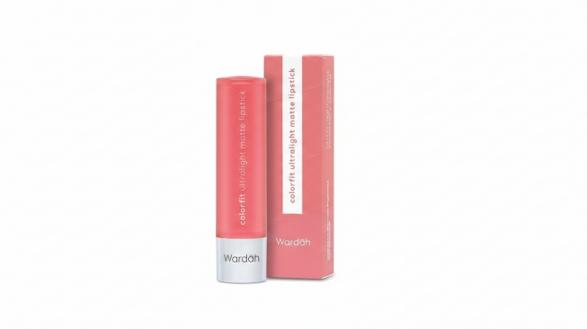 Wardah Colorfit Ultralight Matte Lipstick 02 Summer Peach