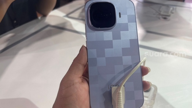 Peluncuran iQOO 15R di Jakarta, Rabu (25/2/2026). [Suara.com/Agnes Clarissa]