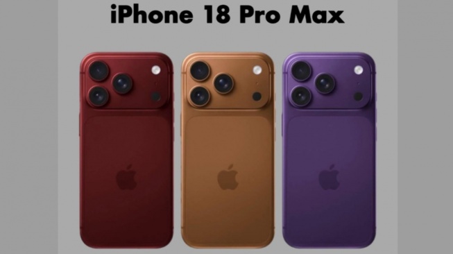Spek iPhone 18 Pro Max Bocor, Bawa Chipset A20 Pro dan Baterai 5.200 mAh