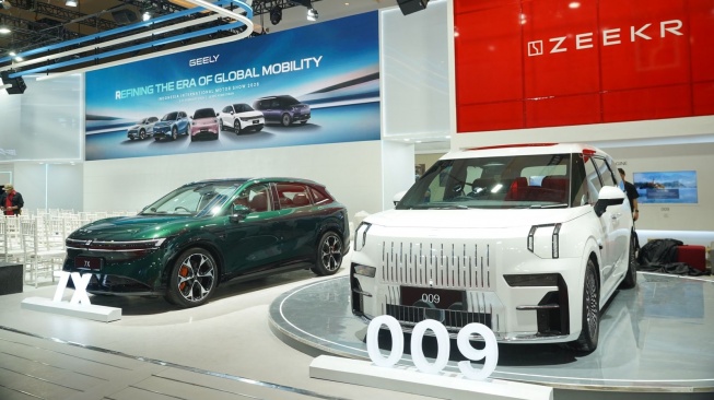 Booth Geely Group di Pameran IIMS 2026. (Foto: Geely)