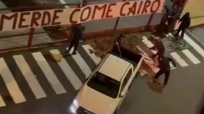 Aksi protes ekstrem dilakukan suporter Torino FC menyusul rentetan hasil buruk tim kesayangan mereka di Serie A musim 2025/2026.[Instagram]