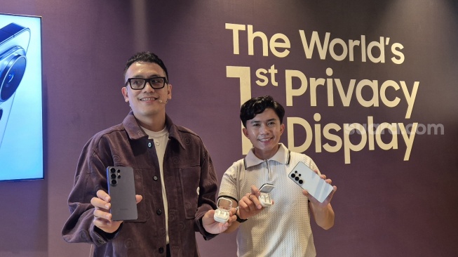 Peluncuran Samsung Galaxy S26 Series, Kamis (26/2/2026). [Suara.com/Dythia]