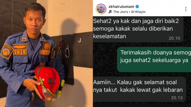 Ngeri! Bahas Fungsi Helm, 6 Fakta Petugas Damkar Khairul Umam Diancam Tak Selamat Sampai Lebaran
