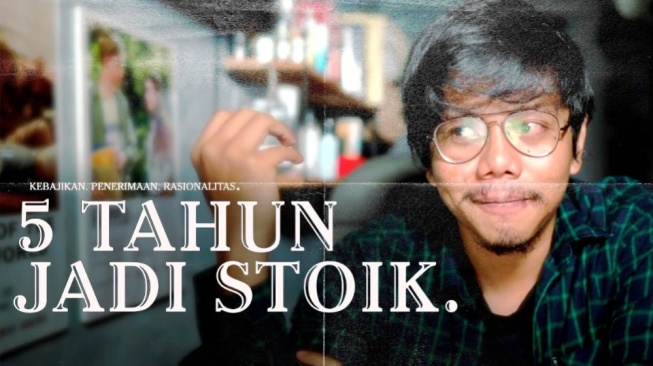 Thumbnail Video Ferry Irwandi yang berjudul, MEMAHAMI FILSAFAT STOIKISME. (Youtube/Ferry Irwandi)