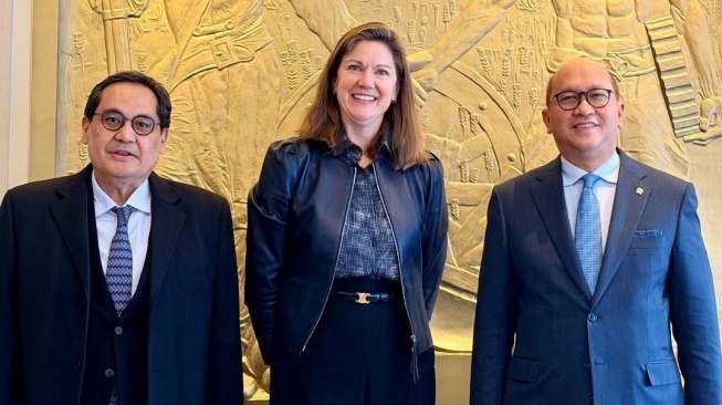 Rosan Roeslani Sambangi Petinggi Moody's Rating Kenalkan Danantara