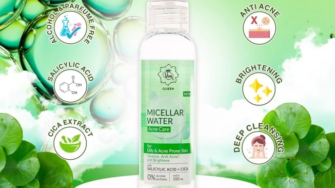 Viva Queen Micellar Water Acne Care (Shopee/Viva Cosmetics Authorized Store Surabaya)