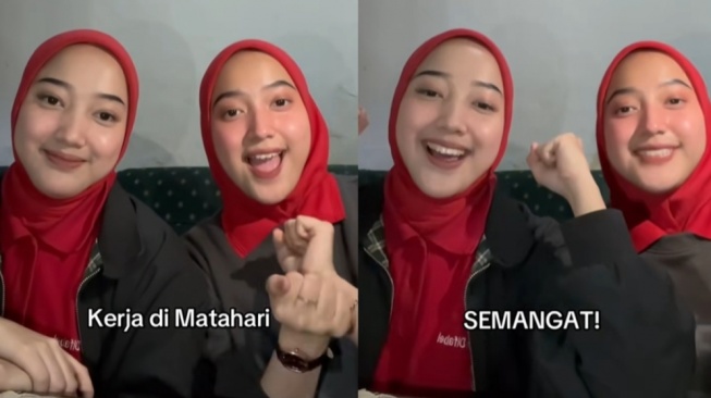 Viral Hasna dan Hasni, Kembar Tunarungu yang Resmi Direkrut Retail Ternama