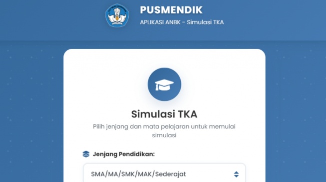 Link Resmi Simulasi TKA SD dan SMP 2026, Gratis untuk Persiapan Ujian
