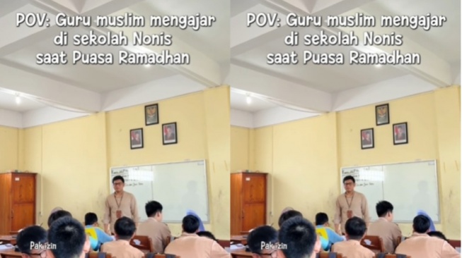 Viral Guru Muslim Mengajar di Sekolah Katolik, Sikap Siswanya Saat Ramadan Jadi Sorotan