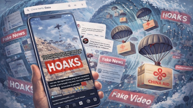 Membongkar Operasi Informasi dari Gelombang Video Hoaks 'China Bantu Gaza'