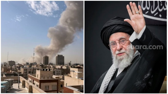 Israel Bombardir Kantornya di Teheran, Keberadaan Imam Ali Khamenei Masih Misterius