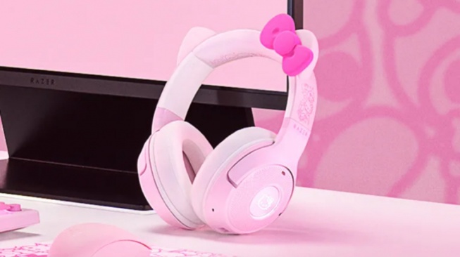 Razer Kraken Kitty V2 Hello Kitty Edition Rilis, Headset Elegan Rose Gold