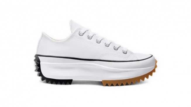 Converse Run Star Hike Canvas Platform Unisex &ndash; White/Black/Gum