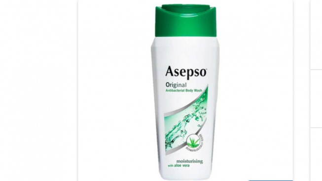 Asepso Body Wash Original with Aloe Btl 250 ml