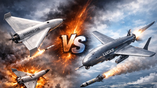 Drone Tempur Shahed-136 Buatan Iran vs LUCAS Buatan Amerika, Lebih Canggih Mana?