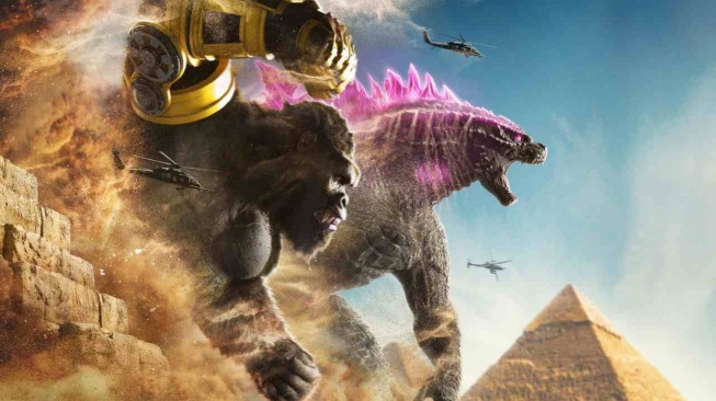 Godzilla x Kong: The New Empire akan tayang pada Selasa (3/3/2026) dini hari pukul 02.00 WIB di Trans TV. [YouTube]
