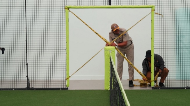 Pemkot Jakbar Segel Lapangan Padel di Kembangan yang Beroperasi Tanpa Izin Lengkap