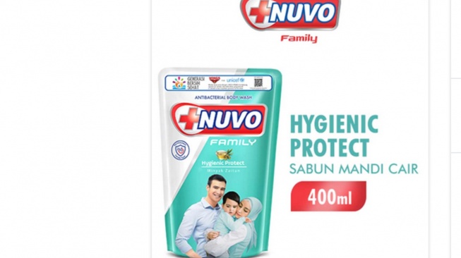 Nuvo Sabun Kesehatan Cair Hygienic Protect 400 ml