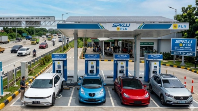 Daftar Lokasi SPKLU di Jalur Mudik Tol Trans Jawa