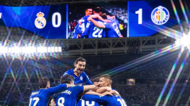 Dipermalukan Getafe di Bernabeu, Real Madrid Gagal Pangkas Jarak dengan Barcelona