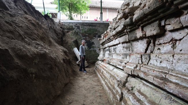 Diguyur Hujan, Dinding Penahan Candi Dorok Era Majapahit Runtuh