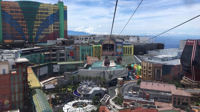 Pemandangan Skyworlds Theme Park dari atas (Dok. Pribadi)