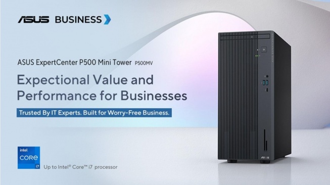 ASUS ExpertCenter P500 Mini Tower, Tower PC Tangguh untuk Kebutuhan Bisnis
