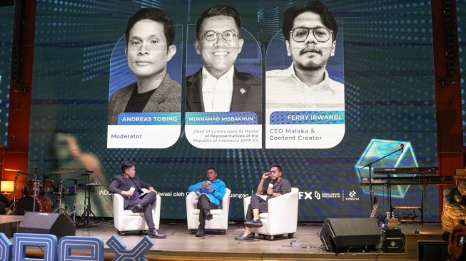 Forum diskusi dalam gelaran Indodax 12th Years Anniversary:On Chain, Forever Forward. (Dok. Indodax)
