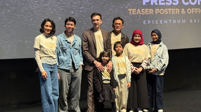 Konferensi pers film Children of Heaven di kawasan Kuningan, Jakarta Selatan pada Rabu, 4 Maret 2026 [Suara.com/Tiara Rosana].