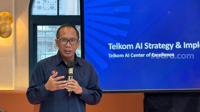 Executive General Manager Digital Product PT Telkom Indonesia Tbk, Komang Budi Aryasa. [Suara.com/Dicky Prastya]