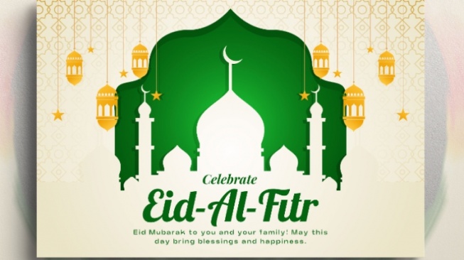 25 Contoh Kartu Ucapan Idul Fitri Anak SD Lengkap dengan Link Desainnya