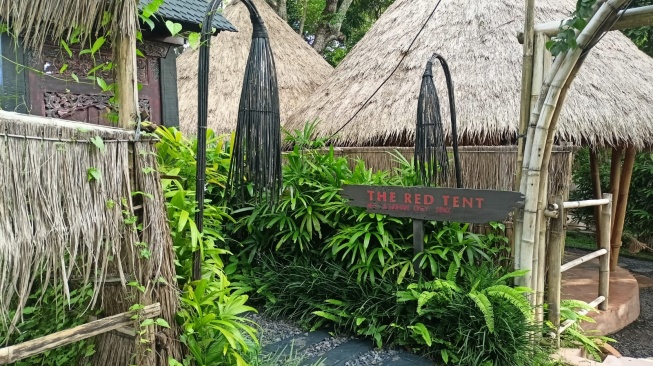 Ruang aman untuk perempuan, Red Tent di Nuanu Creative City [Suara.com/Rena Pangesti]