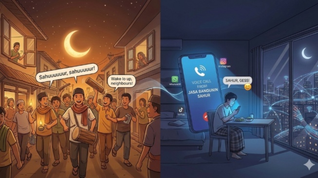 Gak Perlu Teriak di Jalan: Kontrak Sosial Sahur Kini Pindah ke Grup WhatsApp
