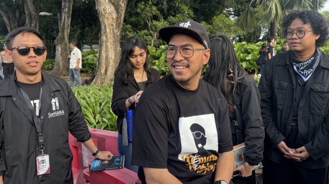 Pandji Pragiwaksono di Aksi Kamisan: Delpedro Cs Harusnya Tidak Perlu Diperkarakan