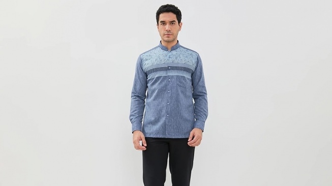 Alisan Koko Bordir Lengan Panjang 00420 (Shopee/Alisan Official Shop)