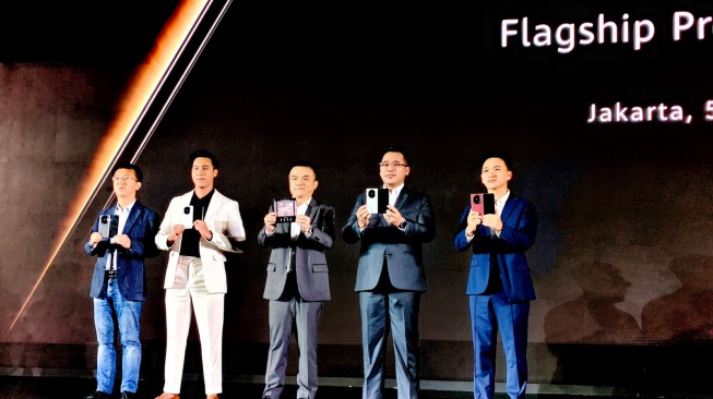 Peluncuran Huawei Mate X7 di Jakarta, Kamis (5/3/2026). [Suara.com/Dythia]