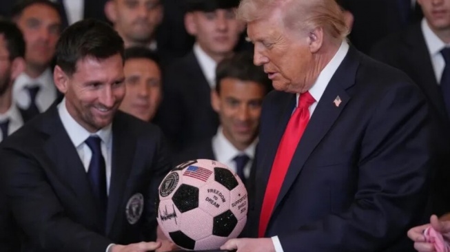 Ekspresi Tak Biasa Lionel Messi Saat Donald Trump Ancam Pemerintah Kuba