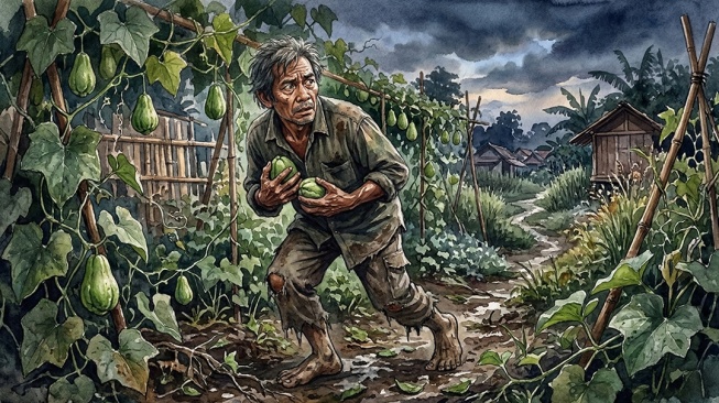 Kisah Pak Minta: Curi Labu Siam Demi Menu Buka Puasa Ibu yang Renta hingga Tewas Dipukuli Tetangga