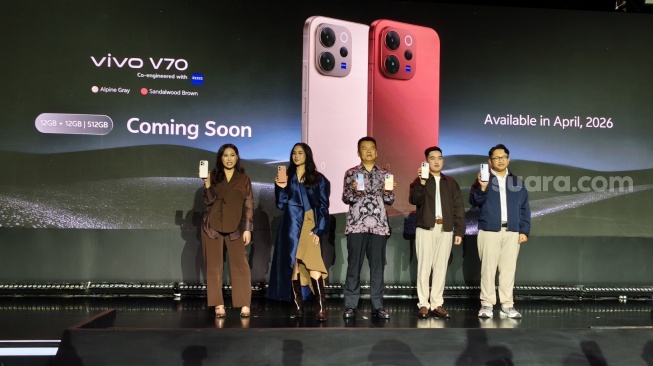 vivo V70 Series Rilis di Indonesia: Kamera 200MP OIS, Telephoto 10x, Harga Mulai Rp6 Jutaan
